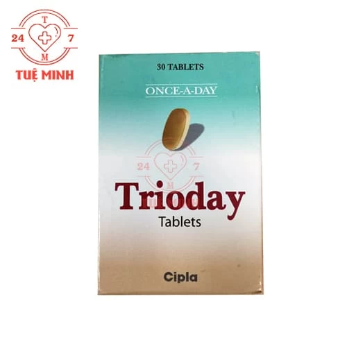 Trioday (Tablets) Cipla - Thuốc điều trị nhiễm HIV-1